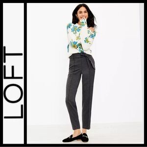 NWOT Ann Taylor Loft Petite Tie Waist Slim Pants
